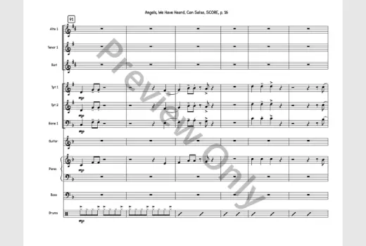 Angels, We Have Heard, Can Salsa -  Sherburne - Jazz Ensemble - Gr. 4