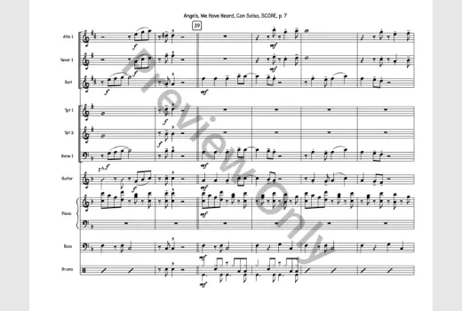 Angels, We Have Heard, Can Salsa -  Sherburne - Jazz Ensemble - Gr. 4