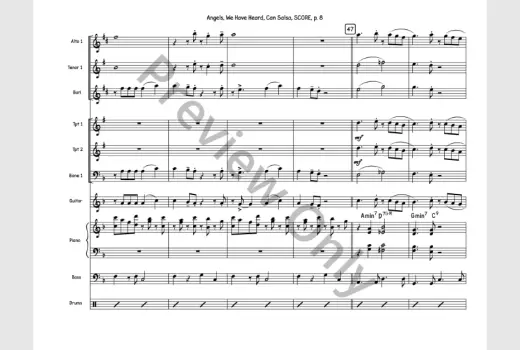 Angels, We Have Heard, Can Salsa -  Sherburne - Jazz Ensemble - Gr. 4