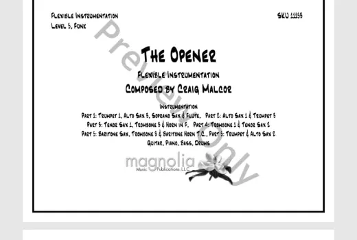 The Opener - Malcor - Jazz Ensemble - Gr. 4
