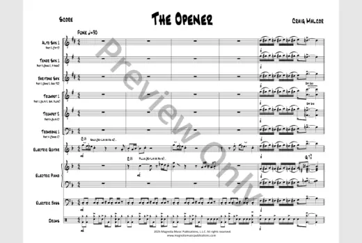 The Opener - Malcor - Jazz Ensemble - Gr. 4