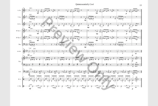 Quintessentially Cool - Turner - Jazz Ensemble - Gr. 4