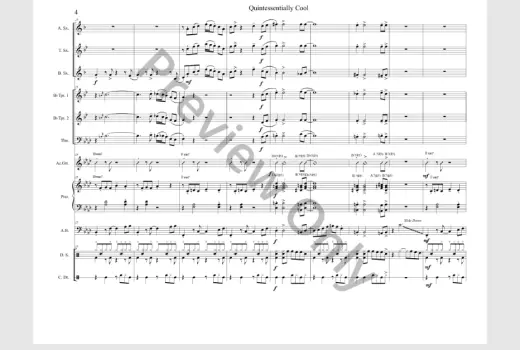 Quintessentially Cool - Turner - Jazz Ensemble - Gr. 4