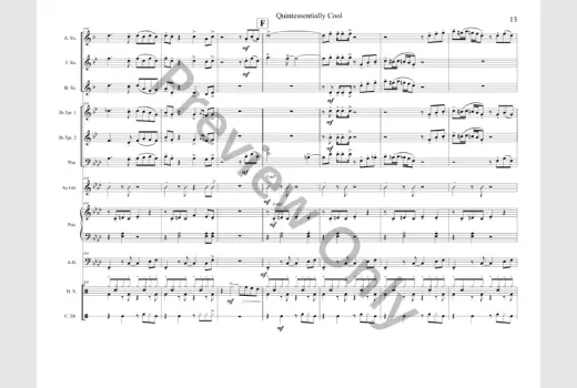 Quintessentially Cool - Turner - Jazz Ensemble - Gr. 4
