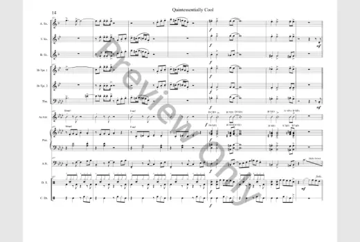 Quintessentially Cool - Turner - Jazz Ensemble - Gr. 4