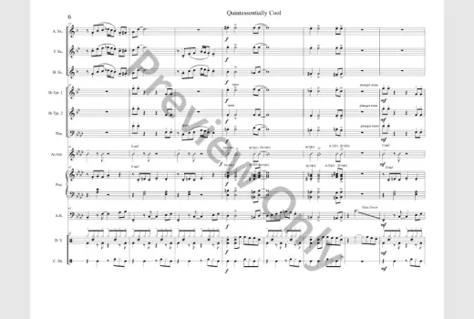 Quintessentially Cool - Turner - Jazz Ensemble - Gr. 4