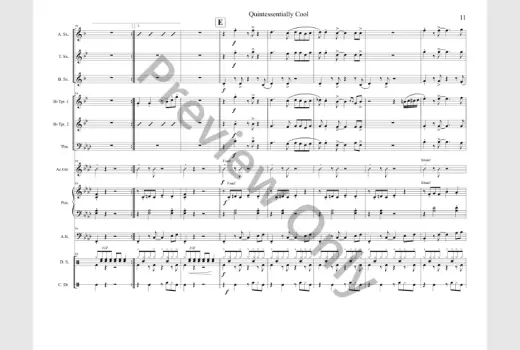 Quintessentially Cool - Turner - Jazz Ensemble - Gr. 4