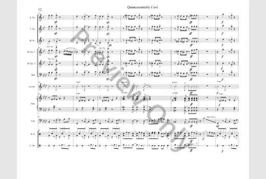 Quintessentially Cool - Turner - Jazz Ensemble - Gr. 4