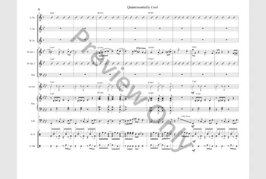 Quintessentially Cool - Turner - Jazz Ensemble - Gr. 4