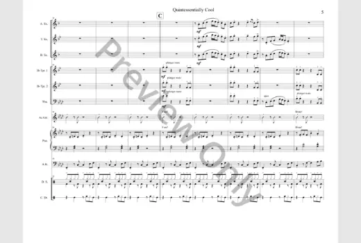 Quintessentially Cool - Turner - Jazz Ensemble - Gr. 4