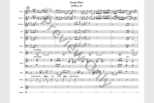 Placebo Effect - Sherburne - Jazz Ensemble - Gr. 5