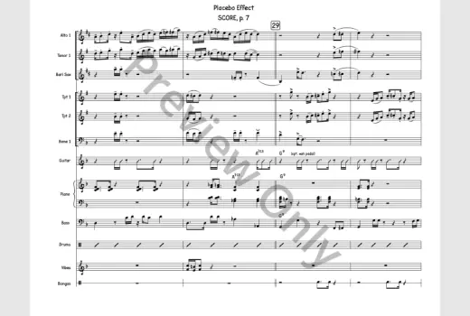 Placebo Effect - Sherburne - Jazz Ensemble - Gr. 5