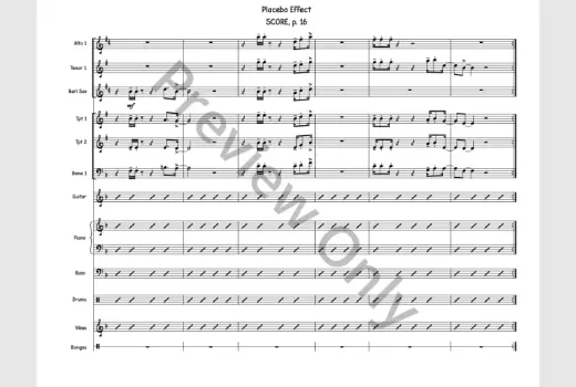 Placebo Effect - Sherburne - Jazz Ensemble - Gr. 5