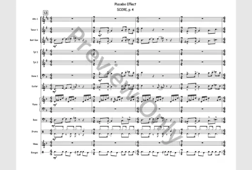 Placebo Effect - Sherburne - Jazz Ensemble - Gr. 5