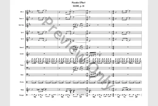 Placebo Effect - Sherburne - Jazz Ensemble - Gr. 5