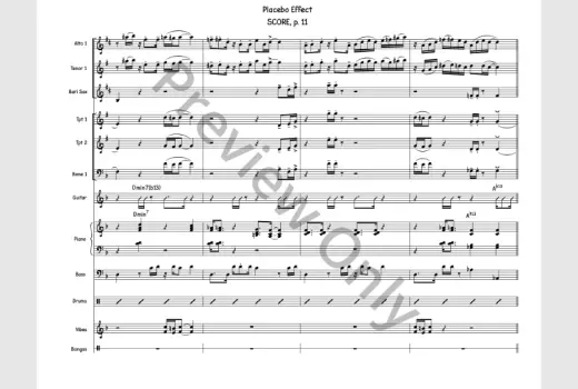 Placebo Effect - Sherburne - Jazz Ensemble - Gr. 5