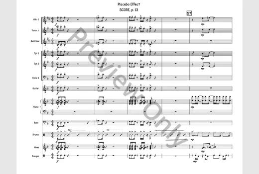 Placebo Effect - Sherburne - Jazz Ensemble - Gr. 5