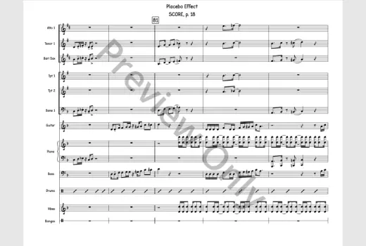 Placebo Effect - Sherburne - Jazz Ensemble - Gr. 5