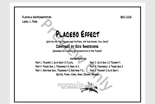 Placebo Effect - Sherburne - Jazz Ensemble - Gr. 5