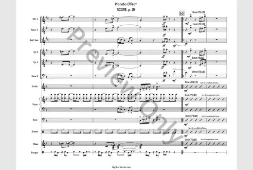 Placebo Effect - Sherburne - Jazz Ensemble - Gr. 5