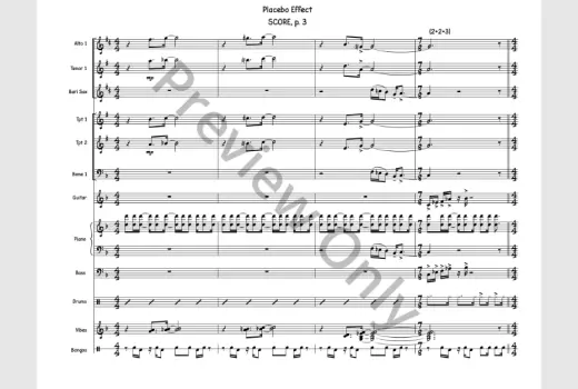 Placebo Effect - Sherburne - Jazz Ensemble - Gr. 5