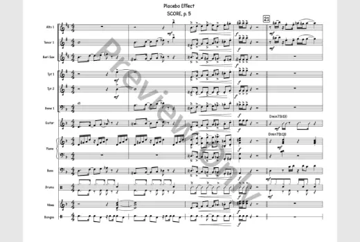 Placebo Effect - Sherburne - Jazz Ensemble - Gr. 5