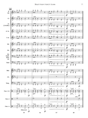Black Moon March - Standridge - Concert Band - Gr. 0.5