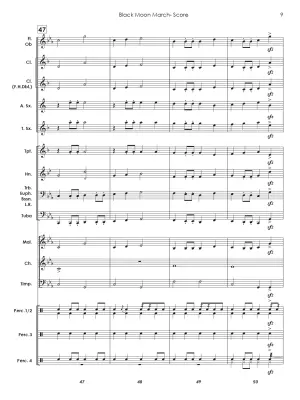 Black Moon March - Standridge - Concert Band - Gr. 0.5