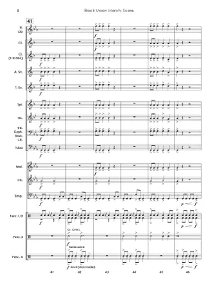 Black Moon March - Standridge - Concert Band - Gr. 0.5