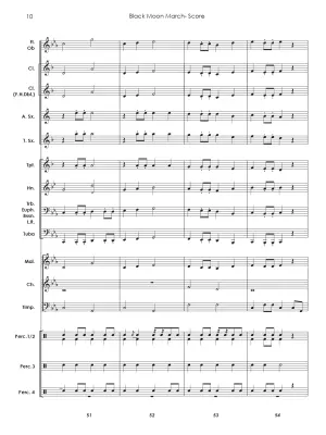 Black Moon March - Standridge - Concert Band - Gr. 0.5