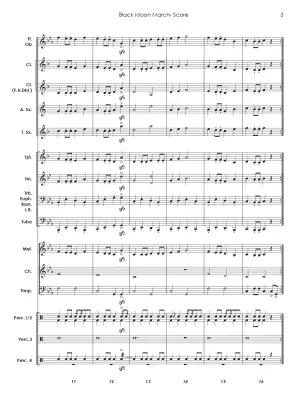 Black Moon March - Standridge - Concert Band - Gr. 0.5