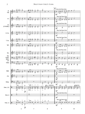 Black Moon March - Standridge - Concert Band - Gr. 0.5