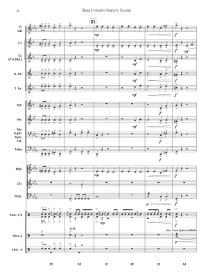 Black Moon March - Standridge - Concert Band - Gr. 0.5