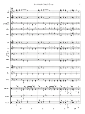 Black Moon March - Standridge - Concert Band - Gr. 0.5