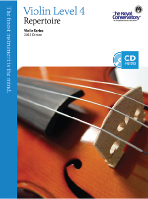RCM Violin Level 4 Repertoire - Violin Series 2013 Edition - Book/CD