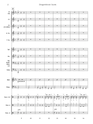 Dragonblood - Standridge - Concert Band - Gr. 0.5