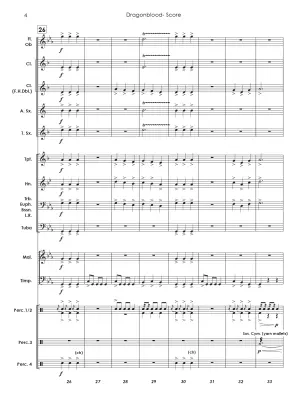 Dragonblood - Standridge - Concert Band - Gr. 0.5