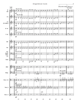 Dragonblood - Standridge - Concert Band - Gr. 0.5
