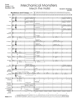 Mechanical Monster: Mech the Halls - Standridge - Concert Band - Gr. 1