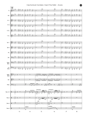 Mechanical Monster: Mech the Halls - Standridge - Concert Band - Gr. 1