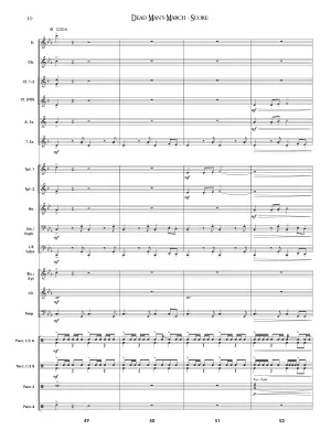 Dead Man\'s March - Standridge - Concert Band - Gr. 1.5