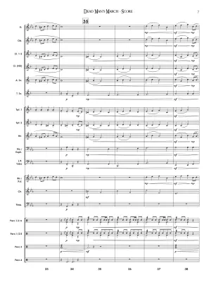 Dead Man\'s March - Standridge - Concert Band - Gr. 1.5