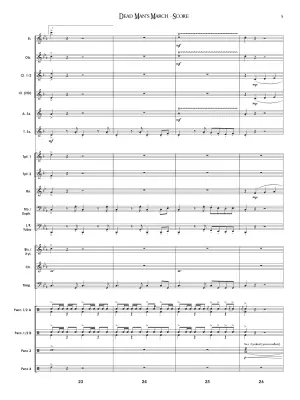 Dead Man\'s March - Standridge - Concert Band - Gr. 1.5