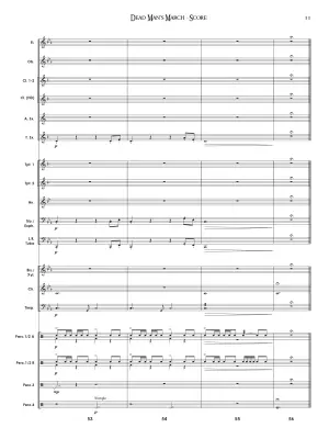 Dead Man\'s March - Standridge - Concert Band - Gr. 1.5
