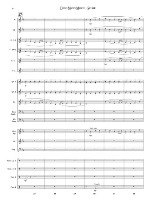 Dead Man\'s March - Standridge - Concert Band - Gr. 1.5