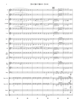 Dead Man\'s March - Standridge - Concert Band - Gr. 1.5