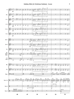 Holiday Wish: a Christmas Fanfare - Standridge - Concert Band - Gr. 1.5