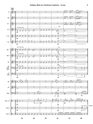 Holiday Wish: a Christmas Fanfare - Standridge - Concert Band - Gr. 1.5