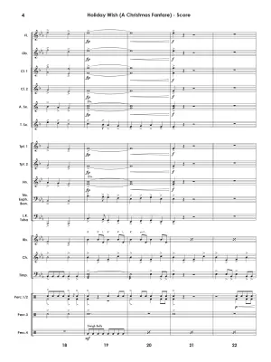 Holiday Wish: a Christmas Fanfare - Standridge - Concert Band - Gr. 1.5