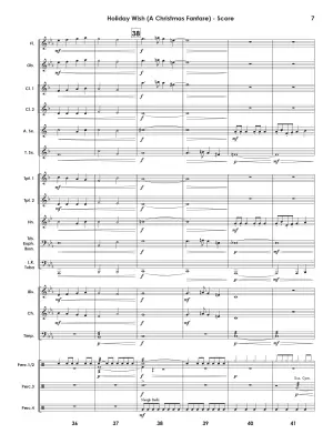 Holiday Wish: a Christmas Fanfare - Standridge - Concert Band - Gr. 1.5